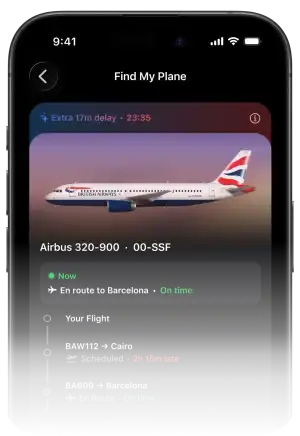 byAir flight tracking app preview